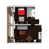 Comfort One-Bedroom Apartment  with Lake View - Ground Plan